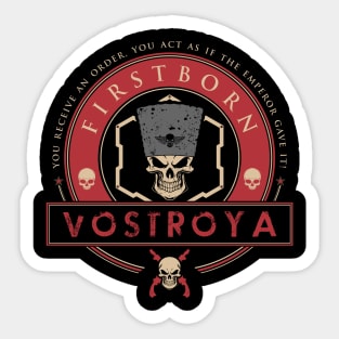 VOSTROYA - CREST EDITION Sticker